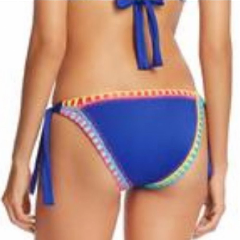 Blue Multicolor Bikini Bottom - image 2